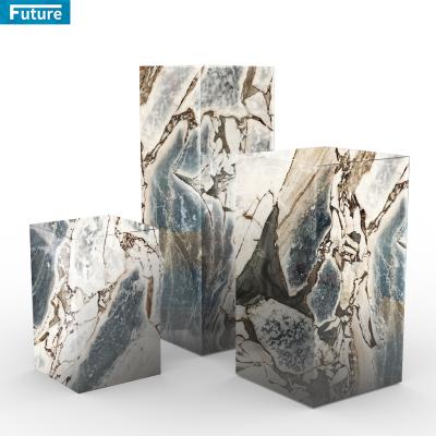 China Modern Natural Stone Marble Display Pedestal Pedestal Coffee Table Customized Square for sale