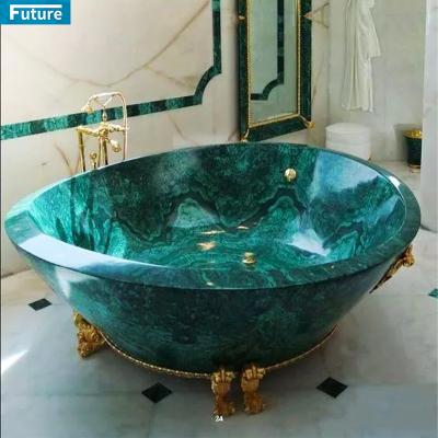 China Modern Hot Selling Natural Marble Bathtub Freestanding Stone Bathtub For Sale for sale