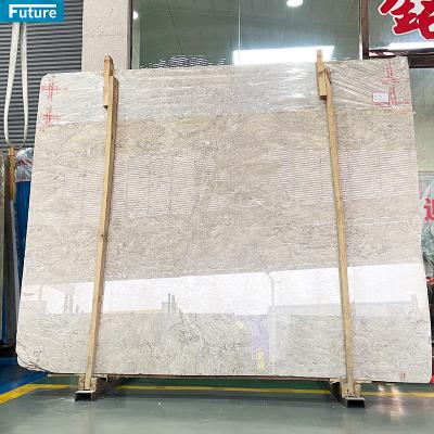 China Modern Beige Marble Omani Rose Marble Wall And Floor Cladding Tiles for sale