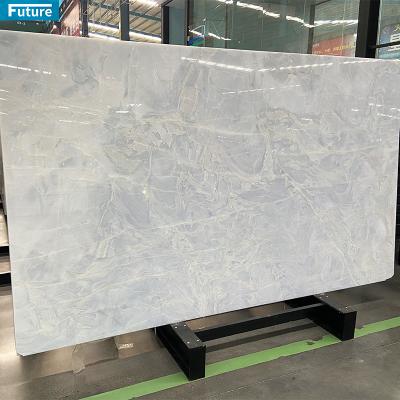 China Addis Slab Modern Blue Marble Onyx Marble Natural Stone Marble Tiles for sale