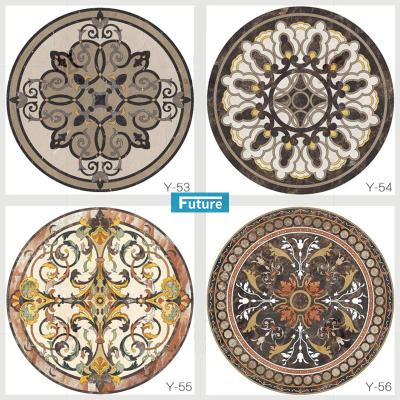 China Morden Medallion Design Classic Marble Waterjet Floor High Quality Marble Medallion for sale