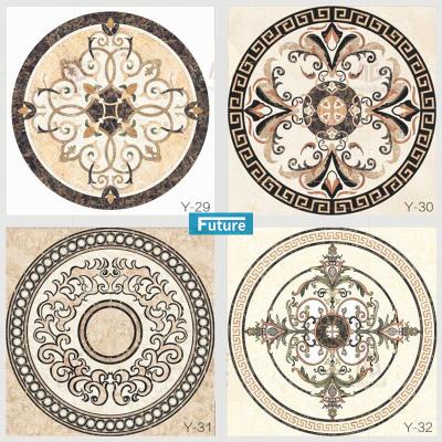 China Classic Chinese Morden factory marble water jet medallion pattern design for hotel palace villa project for sale