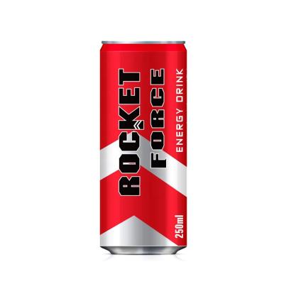 China Slim Low-CARB Rocket Force Energy Drink 250ml Can for sale