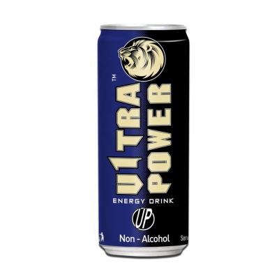 China Popular ultra smooth glucose power energy drink 330ml can for sale