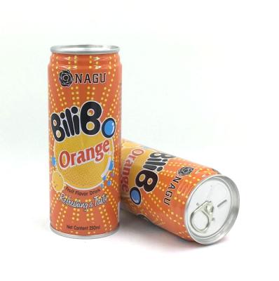 China BiliBo Natural Orange Fruit Flavor Drink 250mL for sale