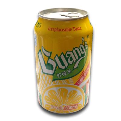 China Natural lemon carbonated drink in can (tinned) for sale