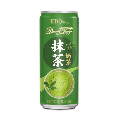 China Tea drinks new EDO Pack Matcha Milk Tea 310mL for sale