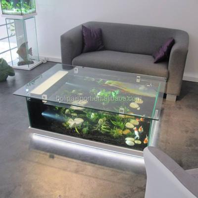 China Viable Custom Unique Novelty Indoor Cafe Fish Aquarium for sale