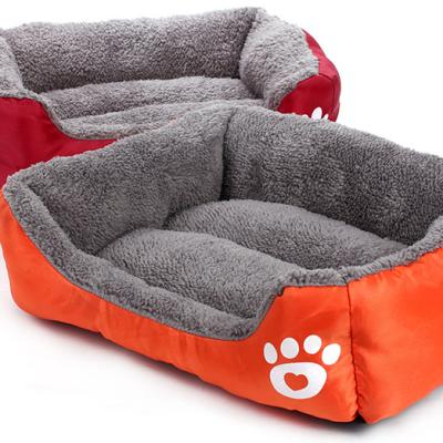 China Sustainable Pet Couch Dog Bed Plush Sofa Style Bed For Dogs/Cats Size/s for sale