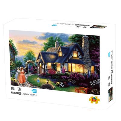 China DIY TOY Toddler Puzzle Landscape Series High Quality Inexpensive Puzzles 500 Pieces Adult Decompression Puzzle for sale