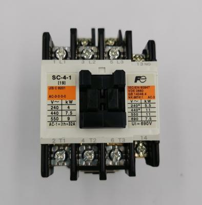 China Magnetic Contactor SC-4-1 220-240V 60HZ 1NO FUJI electric FA SC-4-1 220-240V 60HZ for sale