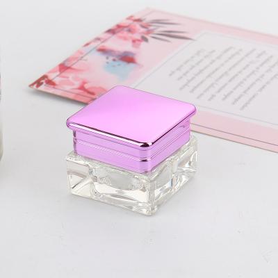 China Wholesale Cosmetic Acrylic Black Matte Cosmetic Cream Jars Packaging Sets Cosmetics Jars And Bottles From Cosmetics Factory for sale