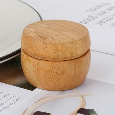 China Cosmetics Multi-capacity Mushroom Cream Bottle Packaging Bamboo Pressed Travel Set Portable Bamboo Cosmetics Set for sale