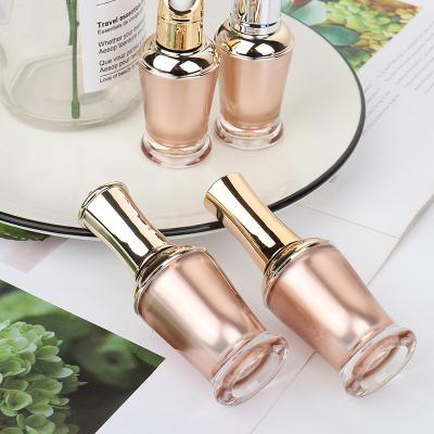 China New Style Cosmetics Empty UV Gel Nail Polish Bottle Packaging Nail Polish Remover Plastic Bottle With Pump for sale