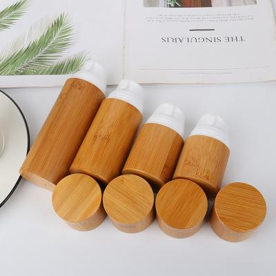 China Packaging Cosmetics 2022 Most Popular Cosmetic Spray Bottle 120ml Bamboo Cosmetic Cream Bottle for sale