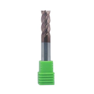 China Carbide Carbide HRC55 4F FLAT End Mills HRC55 4 Flat Cemented Carbide End Mill Cutting Tools CNC Custom Router Bits Cutter Tun for sale