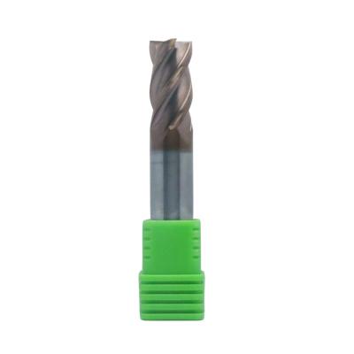 China Carbide High Quality HRC45/55/60/65 Carbide Square End Mill 4 Flute Milling Cutter CNC Tools Flat End Mills for sale