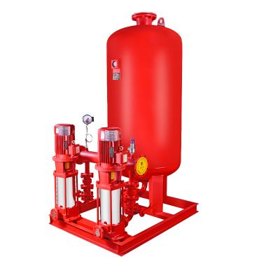 China Commercial Buildings Heavy Duty High Flow Stainless Steel Fire Fighting Electric Multistage Centrifugal Water Pump Set for sale