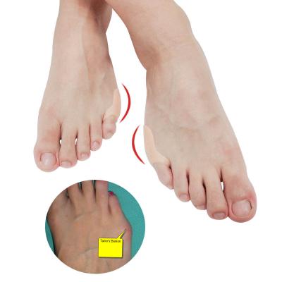 China Orthotics Silicone Toe Gel Separator Eases Hallux Valgus Insoles Pedicure Compression Pad Toe Foot Care Little Toe Bunion Corrector for sale