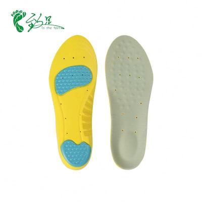 China Environmental shock absorption Sepatu silicone insoles for shoes active silicon gel insoles for sale