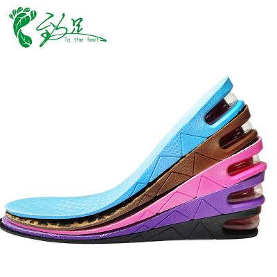 China PVC + Mesh Adjustable Increase Insole Silicone Invisible Shoe Size Increaser Insoles for sale