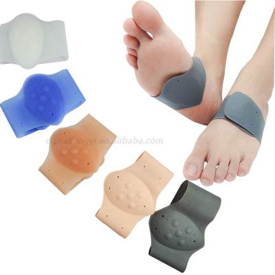 China Elastic Gel Arch Bandage Orthotics Flat Foot Ankle Brace Bandage Arch Support Foot Pain Arch Support for sale