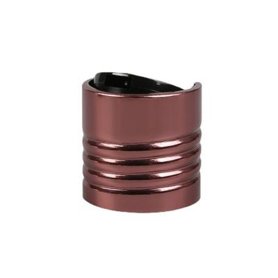 China 20-410 24-410 Disc Top Caps 20mm Shiny Brown Screw Aluminium for sale