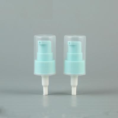 China 18mm 20mm Fine Mist Spray Tops For Disinfectant Solid Blue Ribbed for sale