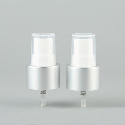 China 24mm Matte Silver Aluminum Perfume Sprayer Cap 18/410 20/410 24/410 28/410 for sale