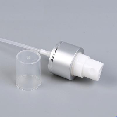 China 24/410 Silver/Black Fine Mist Sprayer Aluminium Perfume Atomizers Matte Silver for sale