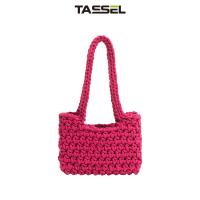 Cina Borsa a tracolla progettata di rosa della borsa di Kniited della mano di bellezza per il pacchetto del regalo in vendita