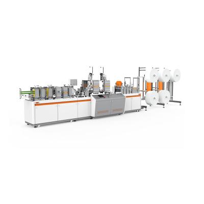 China Factory Controlled Full Automatic Folding Mask (N95) Touch Screen Production Line Making Machine for sale