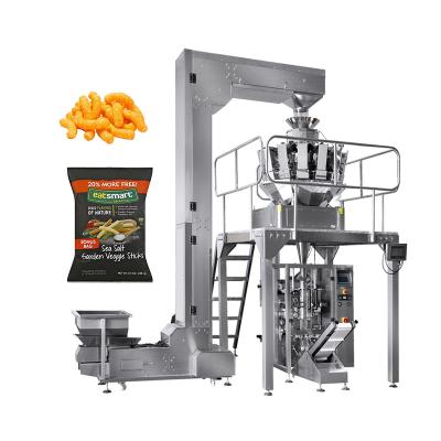 China Automatic Weighing Potato Chips Banana Chips Packing Machine Food Factory Price Nitrogen Quinoa for sale