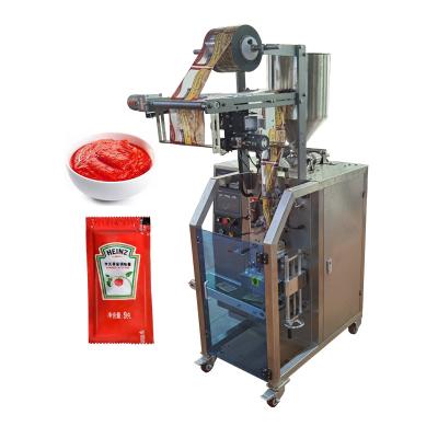 China Food Automatic Small Vertical Tomato Peanut Paste Filling And Sealing Machine for sale