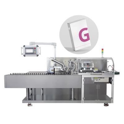 China Full Automatic Food Glove Facemask Face Mask Carton Face Pillow Erecting Small Box Packing Machine for sale