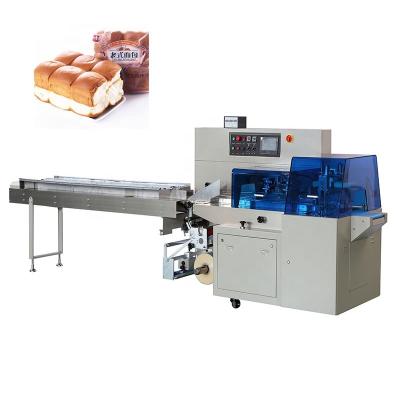 China Food Flow Multiple Rows Pita Sandwich Hamburger Bun Soft Packing Machine Sliced ​​Bread Baguette Crisp for sale