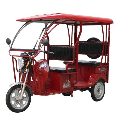 China Electric passenger tuk tuk, 3 wheel electric passenger tricycle, 3 seats motorized e-rickshaw made in China for sale