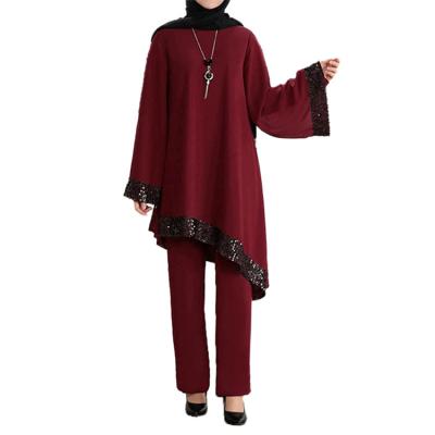 China Muslim party hot sale women's temperament loose party wear plus size costume Muslim national costume for sale