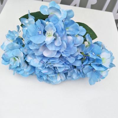 China High Quality Artificial Hydrangea Flowers Artificial Flowers Hydrangea For Home Wedding Decoration for sale