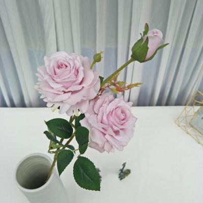 China Wholesale Cheap Colorful Silk Artificial Flower Rose Flower Home.Party.Restaurant.Bar.Hotel.Wedding Real Touch Flower Heads for sale