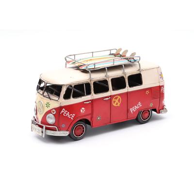 China 1:18 Diecast Kit Mini Double Decker Bus School Bus Model Toys Eco-friendly Metal Model Car For Kids for sale