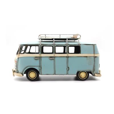 China New Eco-friendly Alloy Mini Make Children School Toy Bus Model 1 Scale Die-Casting Bus Model Decoration 43 Scales for sale