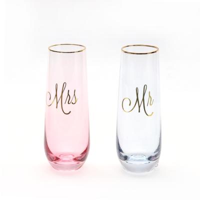 China GIFT BOX Hot-selling Novelty Items Drinking Sublimation Bar Charm Black Wine Glass for sale