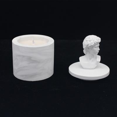 China Home Decoration Home Decoration Candle Jars Soy Wax Scented Candles Human Body Sculpture Candle Gift for sale