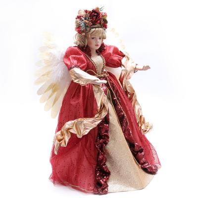 China Wholesale Cheap Popular Red Fairy Plastic Cloth Music Plush Women Girls Toys and Dolls for sale