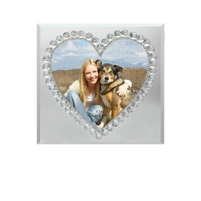 China Glass HEART PHOTO FRAME for sale