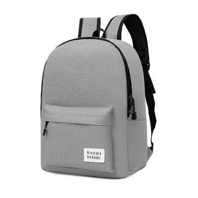 China None wholesale custom logo school oxford backpack bag luxury fabric school bags for sale