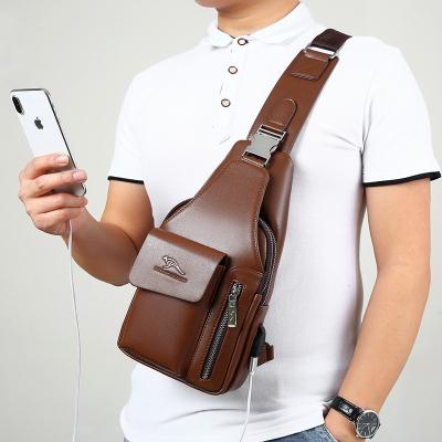 China With Retro Hot Selling USB Men Messenger Bags Cross - Body Man Trunk Bags For Men Shoulder Bag for sale