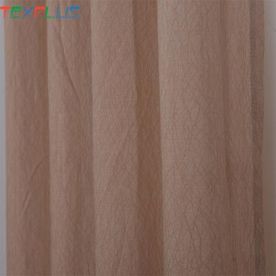 China Newest100% Pure Polyester Jacquard Modern Design Curtain Fabric For Decoration for sale