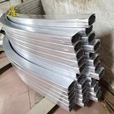 China Radiator Made Extrusion Square Tube Curved Aluminum Profiles Suppliers for sale